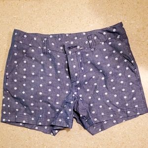 Polka Dot Jean Shorts